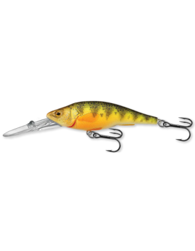 Vobler Live Target Yellow Perch Jerkbait, Florescent/Matte, 9.8cm, 19g