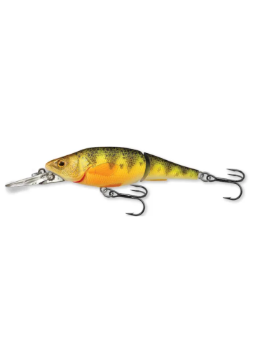Vobler Live Target Yellow Perch Jointed M, Florescent/Matte, 7.3cm, 11g