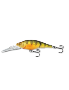 Vobler Live Target Yellow Perch Jointed D, Florescent/Matte, 7.3cm, 11g