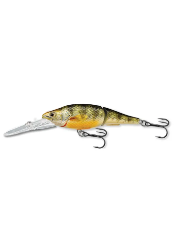 Vobler Live Target Yellow Perch Jointed D, Metallic/Gloss, 7.3cm, 11g