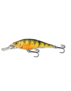 Vobler Live Target Yellow Perch Jointed M, Florescent/Matte, 9.8cm, 16g