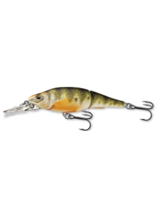 Vobler Live Target Yellow Perch Jointed M, Natural/Matte, 9.8cm, 16g