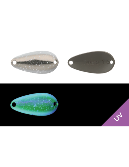 Lingurita Oscilanta Jackall Tearo, Yazy Silver White UV, 2.2cm, 1.9g Lingurita Oscilanta Jackall Tearo, Yazy Silver White UV, 2.2cm, 1.9g