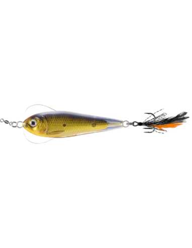 Lingurita Oscilanta Live Target Flutter Sardine, Gold/Black, 5cm, 11g