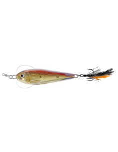 Lingura Oscilanta Live Target Flutter Shad, Gold/Red, 5.5cm, 14g