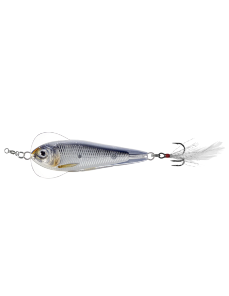 Lingura Oscilanta Live Target Flutter Shad, Silver/Black, 5.5cm, 14g Lingura Oscilanta Live Target Flutter Shad, Silver/Black, 5.5cm, 14g