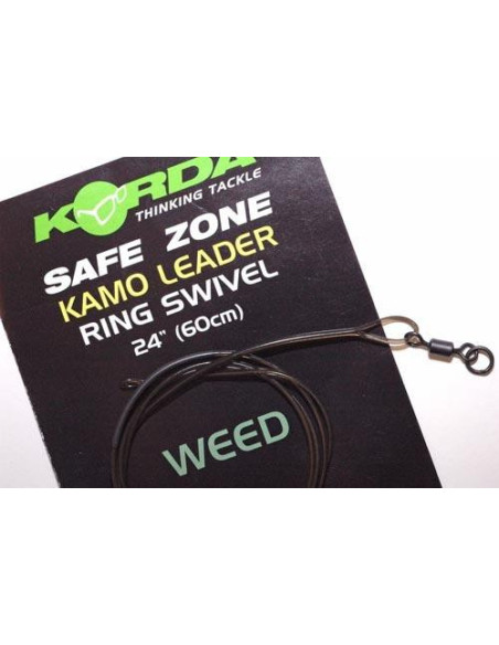 Montura Korda Ring Swivel, 1m, Weedy Green, 18.1kg Montura Korda Ring Swivel, 1m, Weedy Green, 18.1kg