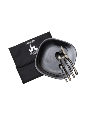 Trusa Picnic pentru O Persoana Prologic BlackFire, 25x25cm
