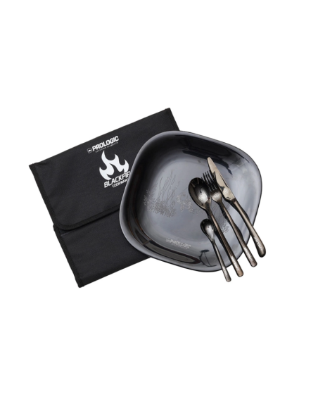 Trusa Picnic pentru O Persoana Prologic BlackFire, 25x25cm