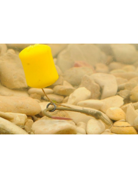 Pelete Flotante Korda Slow-Sinking Dumbell + Free Hair Stops, 8mm, I.B. Flavour (Galben), 10buc/plic Pelete Flotante Korda Slow-Sinking Dumbell + Free Hair Stops, 8mm, I.B. Flavour (Galben), 10buc/plic
