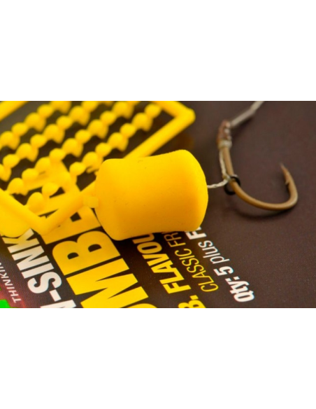 Pelete Flotante Korda Slow-Sinking Dumbell + Free Hair Stops, 8mm, I.B. Flavour (Galben), 10buc/plic Pelete Flotante Korda Slow-Sinking Dumbell + Free Hair Stops, 8mm, I.B. Flavour (Galben), 10buc/plic