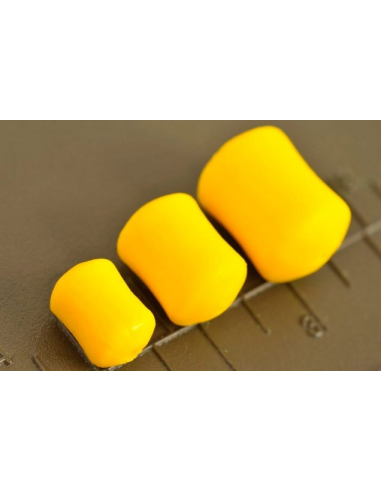 Pelete Flotante Korda Slow-Sinking Dumbell + Free Hair Stops, 8mm, I.B. Flavour (Galben), 10buc/plic