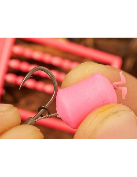 Dumbell Flotant Korda Slow-Sinking + Free Hair Stops, I.B. Flavour (Galben), 12mm, 8buc/blister