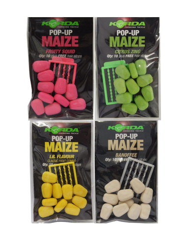 Porumb Flotant Korda Pop-Up Maize, Fruity Squid (Roz), 10buc/plic
