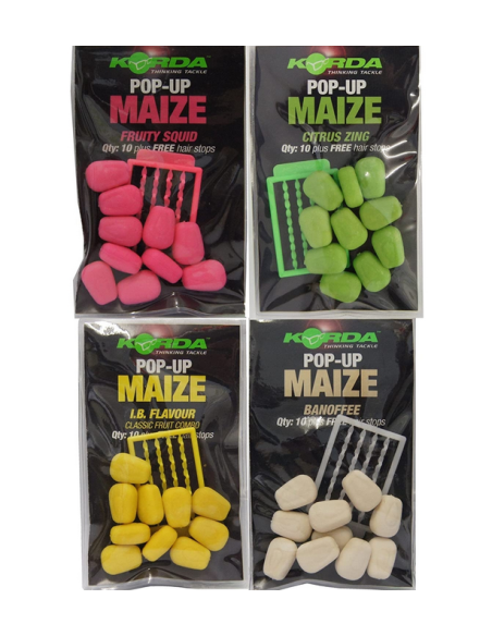 Porumb Flotant Korda Pop-Up Maize, Fruity Squid (Roz), 10buc/plic Porumb Flotant Korda Pop-Up Maize, Fruity Squid (Roz), 10buc/plic