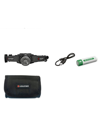 Lanterna de Cap Led Lenser H8R, 600 Lumeni+Acumulator+USB