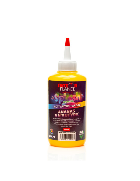 Aditiv Activator Senzor Planet Splash Fumigena PVA Bag, Ananas / N'butyric, 250ml Aditiv Activator Senzor Planet Splash Fumigena PVA Bag, Ananas / N'butyric, 250ml