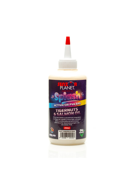 Aditiv Activator Senzor Planet Splash PVA Bag, Tigernuts / Salmon Oil, 250ml Aditiv Activator Senzor Planet Splash PVA Bag, Tigernuts / Salmon Oil, 250ml