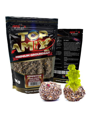 Nada Senzor Planet Top Amix Competitie, Faina Peste / Robin Red, 1kg