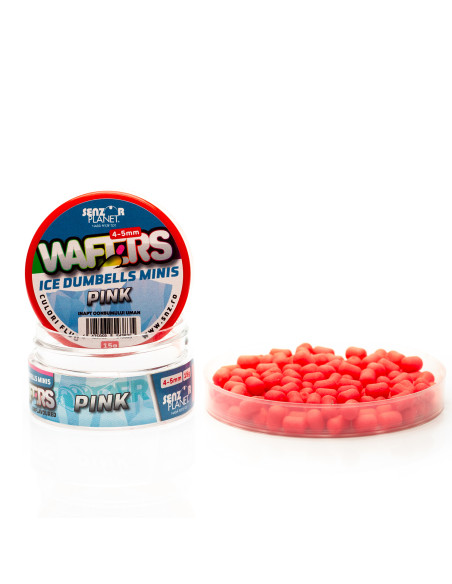 Wafters Senzor Planet Ice Dumbells Minis, Pink, 4-5mm, 15g Wafters Senzor Planet Ice Dumbells Minis, Pink, 4-5mm, 15g