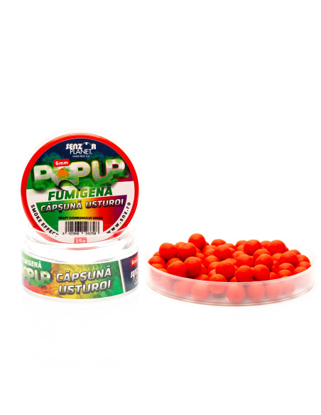 Pop-up Senzor Planet Fumigena, Capsuna & Usturoi, 6mm, 15g