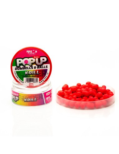 Pop-up Senzor Planet Dumbells & Balls, Krill, 6mm, 15g