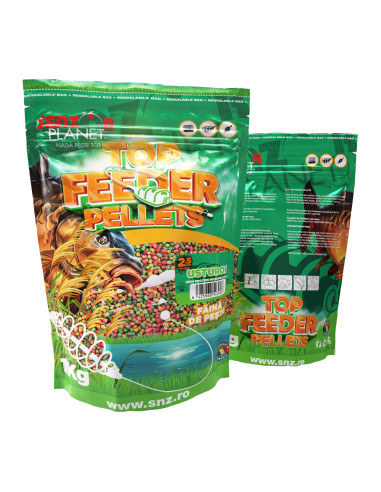 Pelete Senzor Planet Top Feeder Pellets, Usturoi, 2.5mm, 1kg