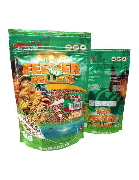 Pelete Senzor Planet Top Feeder Pellets, Robin Red, 2.5mm, 1kg Pelete Senzor Planet Top Feeder Pellets, Robin Red, 2.5mm, 1kg