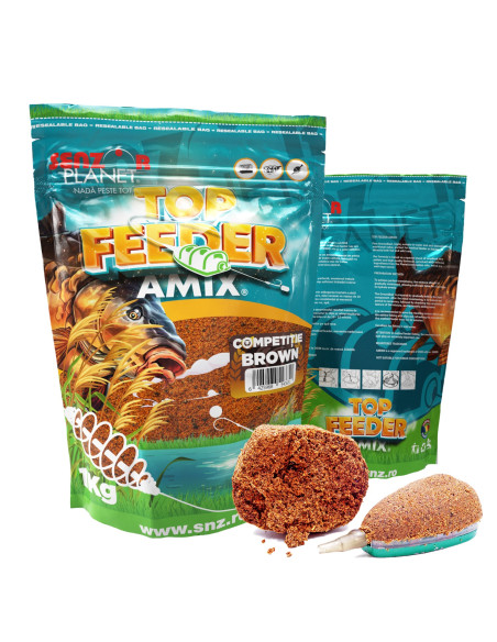Nada Senzor Planet Top Feeder Amix, Competitie Brown, 1kg Nada Senzor Planet Top Feeder Amix, Competitie Brown, 1kg