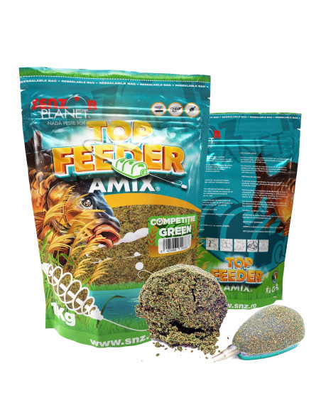 Nada Senzor Planet Top Feeder Amix, Competitie Green, 1kg Nada Senzor Planet Top Feeder Amix, Competitie Green, 1kg