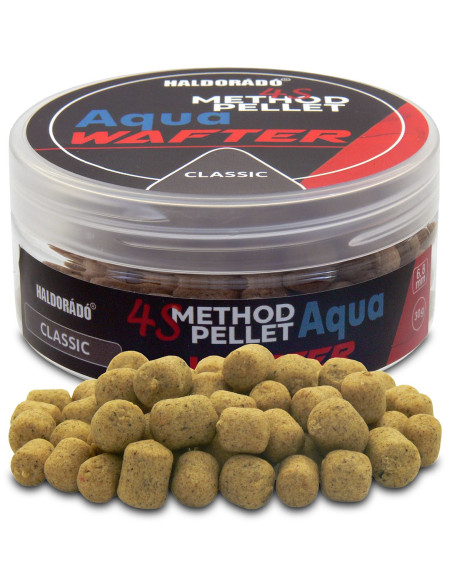 Pelete Haldorado 4S Method Pellet Aqua Wafter, Classic, 6-8mm, 30g