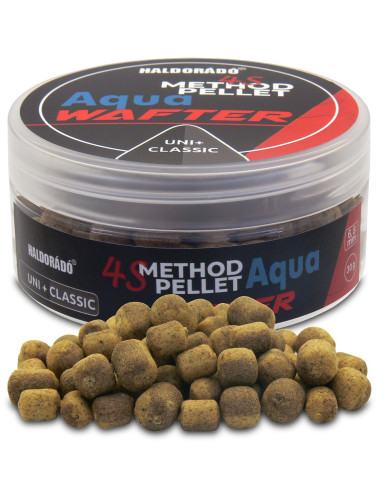 Pelete Haldorado 4S Method Pellet Aqua Wafter, Uni + Classic, 6-8mm, 30g