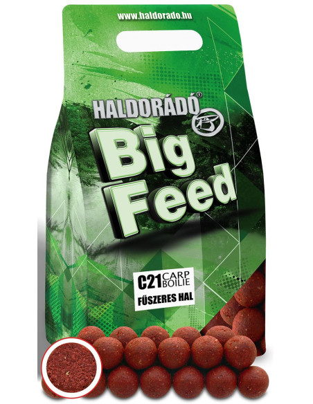 Boilies Haldorado Big Feed C21 Carp Boilie, Peste Condimentat, 21mm, 2kg Boilies Haldorado Big Feed C21 Carp Boilie, Peste Condimentat, 21mm, 2kg