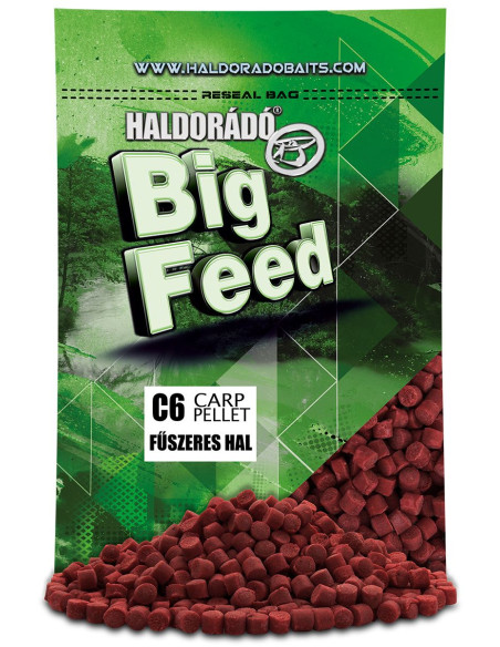 Pelete Haldorado Big Feed C6 Pellet, Peste Condimentat, 6mm, 700g Pelete Haldorado Big Feed C6 Pellet, Peste Condimentat, 6mm, 700g