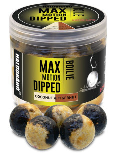 Boilies De Carlig Haldorado Max Motion Boilie Dipped, Cocos & Alune Tigrate, 20mm, 100g