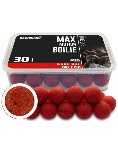 Boilies Haldorado Max Motion Boilie Long Life, Big Fish, 30+ mm, 400g