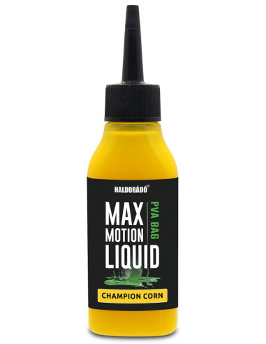 Aditiv Lichid Atractant Haldorado Max Motion PVA Bag Liquid, Champion Corn, 100ml