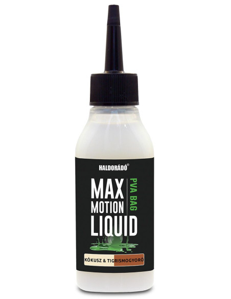 Aditiv Lichid Atractant Haldorado Max Motion PVA Bag Liquid, Cocos & Alune Tigrate, 100ml Aditiv Lichid Atractant Haldorado Max Motion PVA Bag Liquid, Cocos & Alune Tigrate, 100ml
