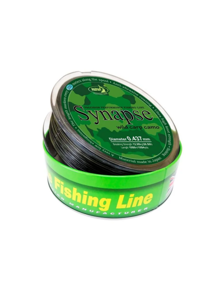 Fir Monofilament Katran Synapse Wild Carp Camo, 1000m Fir Monofilament Katran Synapse Wild Carp Camo, 1000m