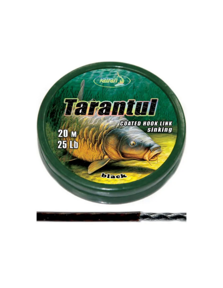 Fir Textil Cu Camasa Katran Tarantul, 20m Fir Textil Cu Camasa Katran Tarantul, 20m