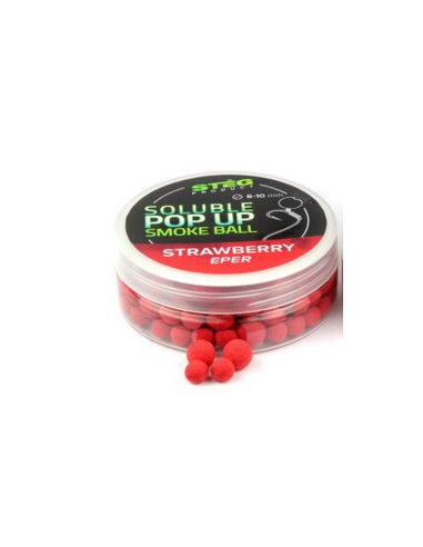 Pop Up Steg Solubil Smoke Ball, Capsuna, 8-10mm, 20g