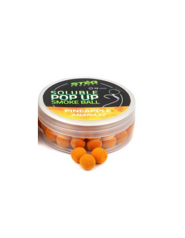 Pop Up Steg Solubil Smoke Ball, Ananas, 12mm, 25g