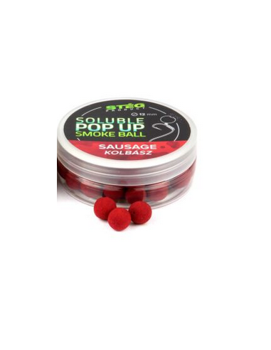 Pop Up Steg Solubil Smoke Ball, Sausage, 12mm, 25g