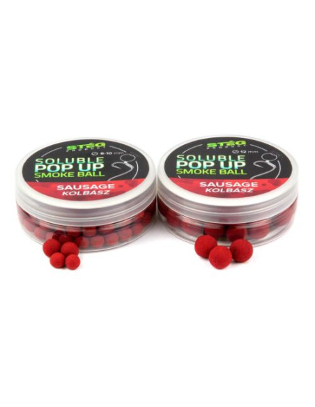 Pop Up Steg Solubil Smoke Ball, Sausage, 12mm, 25g Pop Up Steg Solubil Smoke Ball, Sausage, 12mm, 25g