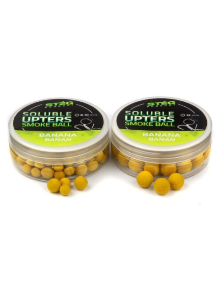 Wafters Steg Upters Solubil Smoke Ball, Banana, 8-10mm, 30g Wafters Steg Upters Solubil Smoke Ball, Banana, 8-10mm, 30g