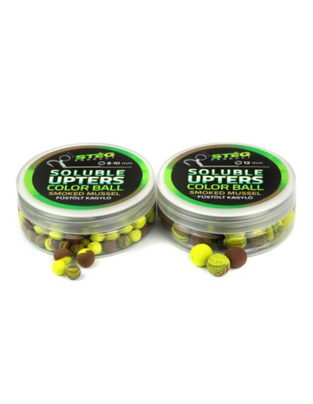 Wafters Steg Upters Solubil Color Ball, Scoica Afumata, 8-10mm, 30g Wafters Steg Upters Solubil Color Ball, Scoica Afumata, 8-10mm, 30g