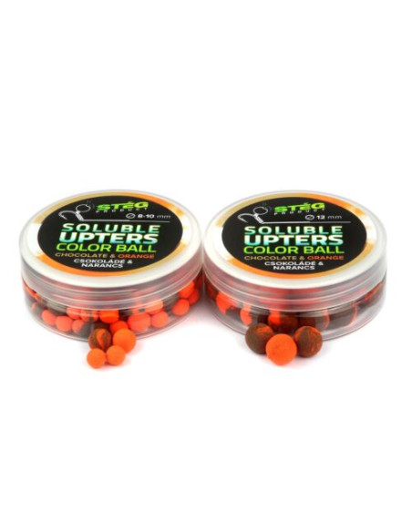 Wafters Steg Upters Solubil Color Ball, Ciocolata-Portocale, 12mm, 30g Wafters Steg Upters Solubil Color Ball, Ciocolata-Portocale, 12mm, 30g