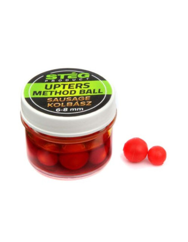 Pop Up Artificial Steg Upters Method Ball, Sausage, 6-8mm, 10buc/cutie