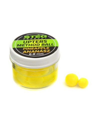 Pop Up Artificial Steg Upters Method Ball, Ananas, 6-8mm, 10buc/cutie