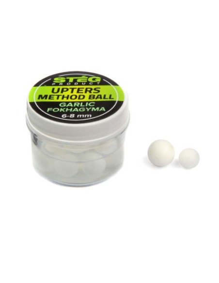 Pop Up Artificial Steg Upters Method Ball, Usturoi, 6-8mm, 10buc/cutie Pop Up Artificial Steg Upters Method Ball, Usturoi, 6-8mm, 10buc/cutie